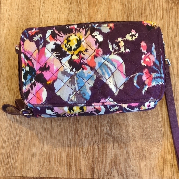 Vera Bradley Multicolor Floral Wristlet - Picture 2 of 8